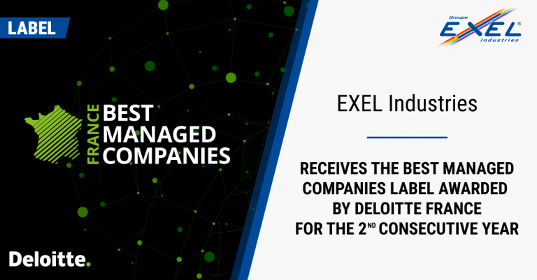 EXEL Industries named Best Managed Companies by Deloitte France for the 2nd consecutive year
